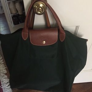 Authentic Longchamp Hunter Green Bag